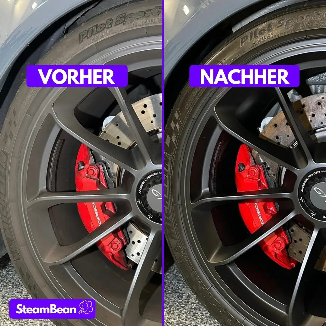 SteamBean Car Rims before/after german